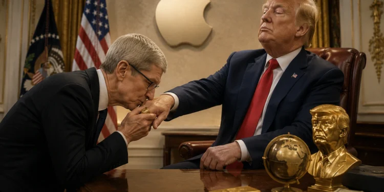 Apple klęka przed Trumpem i całuje go w pierścień. Co za smutna porażka