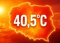 Pękła historyczna bariera. W Polsce odnotowano 40,5 stopnia C, padł absolutny rekord ciepła
