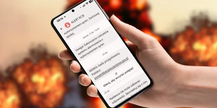 Rząd wysłał poradnik bezpieczeństwa SMS-em i sparaliżował strony. Pogratulować mądrości