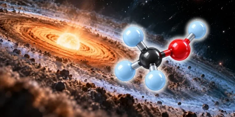 W miejscach narodzin planet znaleźli alkohol. Nie taki, jakiego szukali