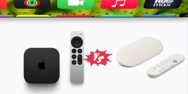 Wolę Google TV Streamera od nowego Apple TV 4K. Porównuję najlepsze przystawki