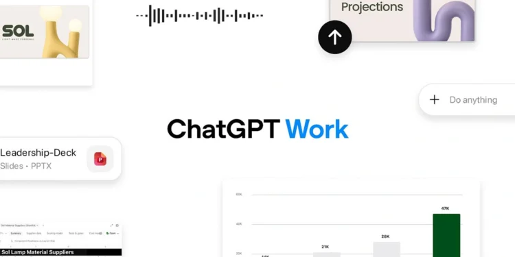 Oto nowy ChatGPT Work. Zamiast gadać, po prostu zlecasz mu pracę