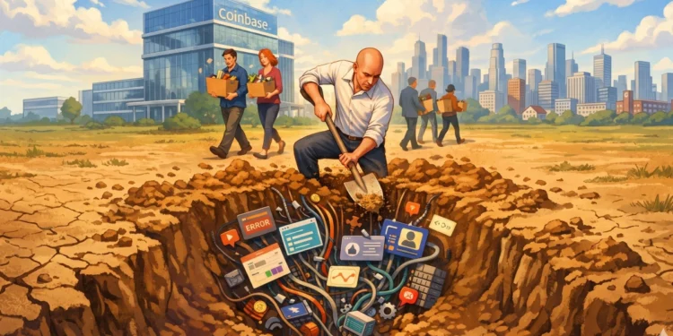 Coinbase zwolnił 14 proc. ludzi: „AI was nie potrzebuje”, a ja wiem, że to się rozsypie