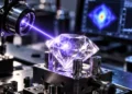 Laser zmienił wnętrze diamentu. Ważnych struktur nie ruszył