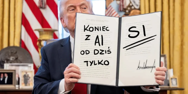 Trumpowi nie podoba się, że mówisz „AI”. Chce zakazu