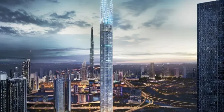Winda pokona 632 m bez zatrzymania. W Dubaju budują pionowe miasto