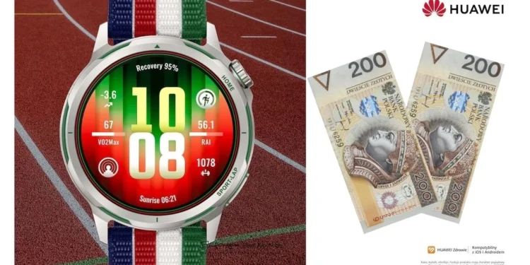 Huawei Watch GT Runner 2 tak tani jeszcze nie był. Tytan wśród zegarków