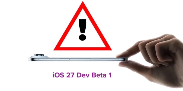 iOS 27 już do pobrania. Jeśli się odważysz