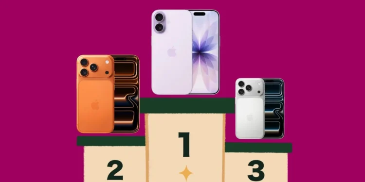 Znamy najpopularniejsze telefony świata. Fani Androida się nie popisali