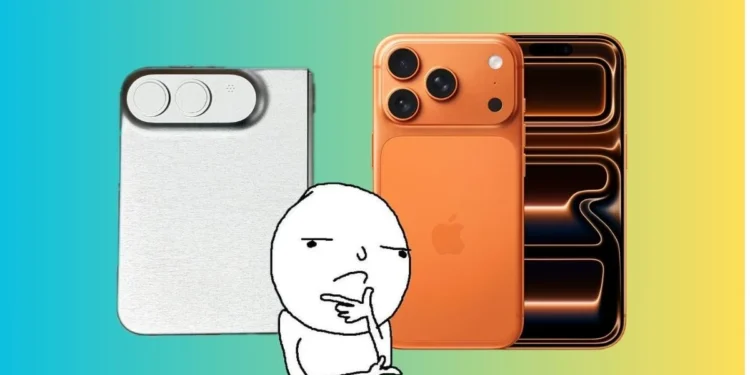 Postawili składanego iPhone’a obok zwykłego. Jest dziwnie