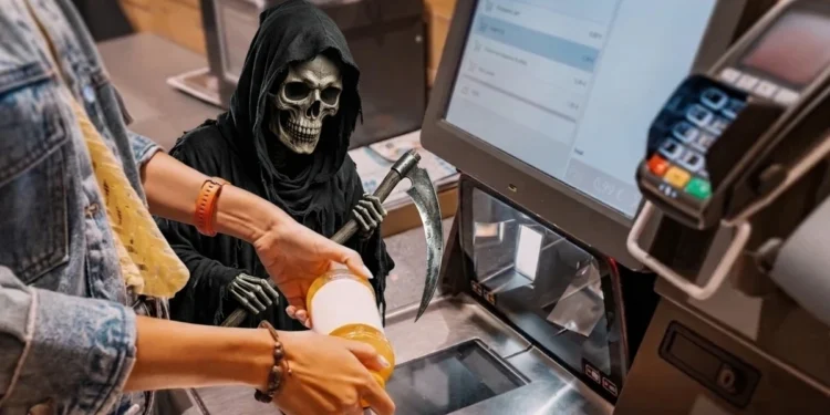 Kasy samoobsługowe i aplikacje jak kostucha z mema. Idą po kolejną ofiarę