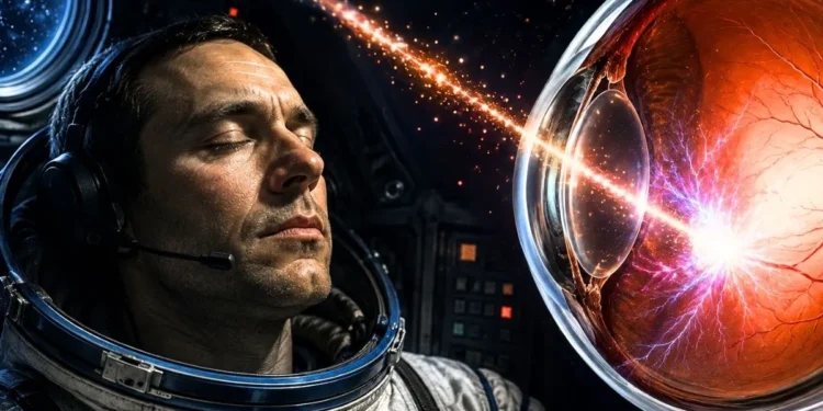 Astronauci widzą błyski po zamknięciu oczu. Wreszcie wiemy dlaczego