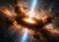 Kosmiczne potwory uchwycone w przełomowej fazie. Zdradził je pył