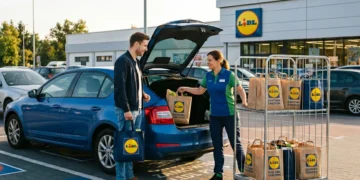 Podjeżdżasz na parking i przynoszą ci zakupy. Nowy sposób Lidla na kolejki