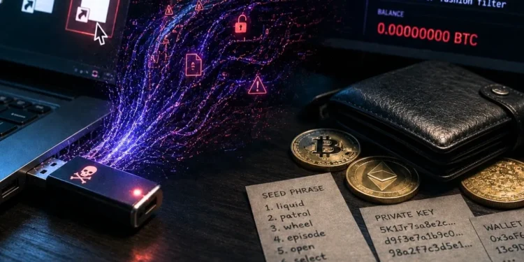 Stary trik z pendrive’em wraca. Teraz czyści portfele krypto