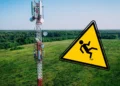 Gigantyczny maszt 5G znowu runął na ziemię. Nagrali to