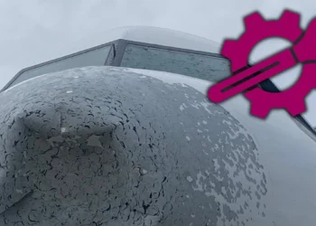 Grad zmasakrował Airbusa nad Polską. Samolot dosłownie zamienił się w sito