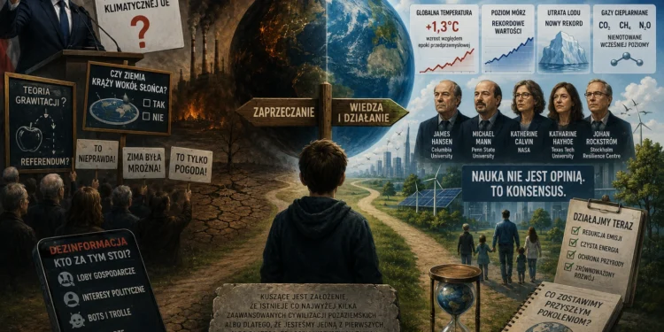Nawrocki chce referendum w sprawie klimatu. Może zapytajmy Polaków, czy Ziemia może krążyć wokół Słońca