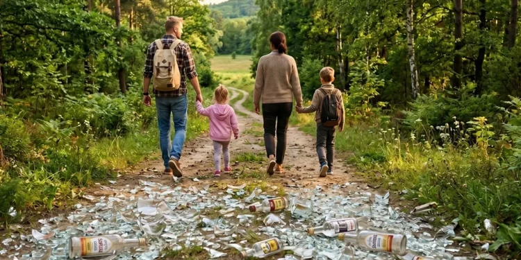 Pokazał, do czego prowadzi brak kaucji. Piękna dolinka zamieniła się w wysypisko