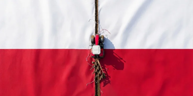 Rolnik zaorał asfalt i podzielił Polaków. Przerażające studium naszej polaryzacji