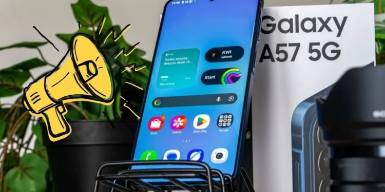 Galaxy A57 dostał aktualizację One UI 9.0. Lepiej wejdź w ustawienia