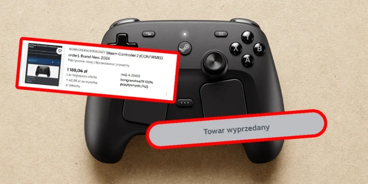 Steam Controller to hit. Gracze wyczyścili magazyny Valve