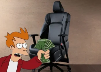 Toyota wyrwała fotel z auta i udaje, że to mebel biurowy. Genialne, biorę