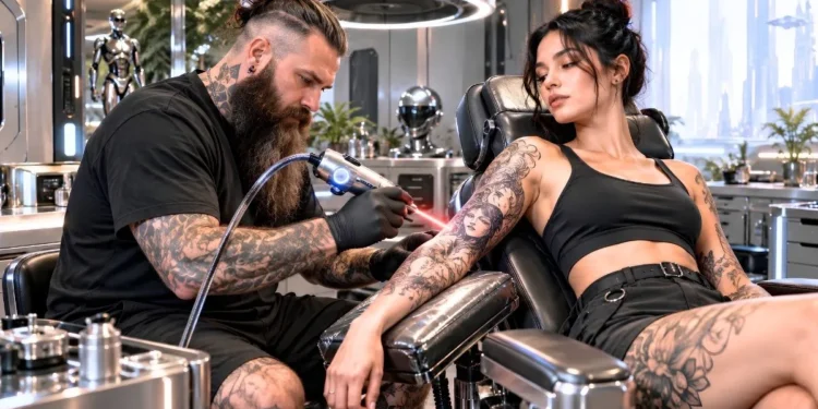 Laser zamiast igły. Nowy tusz pozwala zmieniać wygląd tatuażu
