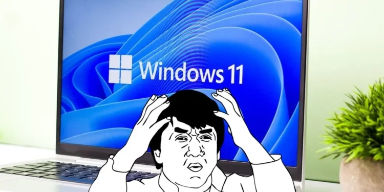 Dziwny błąd Windowsa 11. Aż bolą mnie oczy