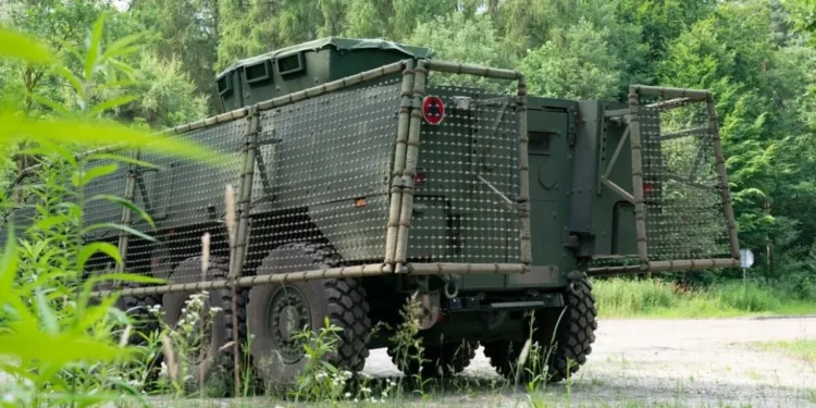 Polskie wozy bojowe dostały klatki na drony. Wyglądają dziwnie