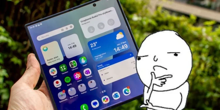 Fajny ten nowy Samsung. Wygląda zupełnie inaczej niż reszta
