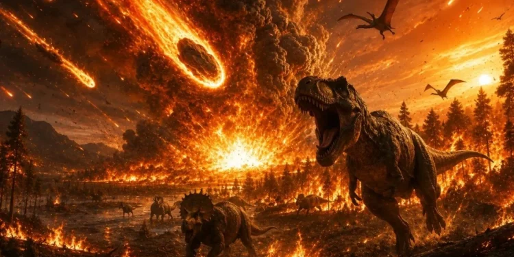 Dinozaury nie czekały na zimę. Świat spłonął w dwie godziny