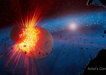 Tak wyglądają skutki zderzenia planet. Kosmiczne pobojowisko